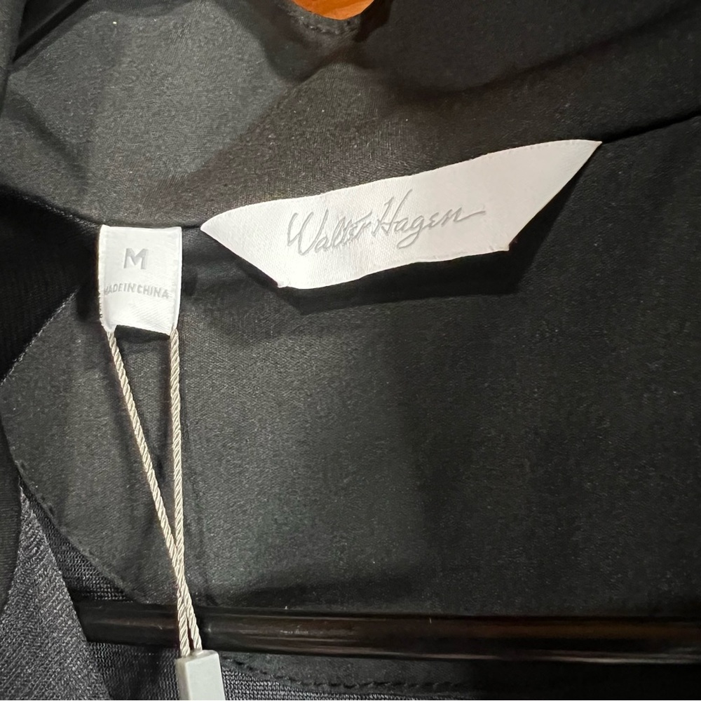 Walter Hagen Black and White Windbreaker Jacket Medium - Picture 2 of 5